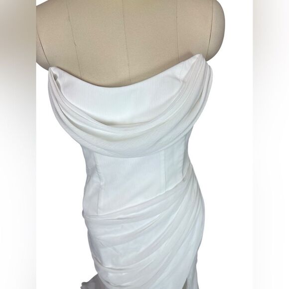 Katie‎ May Athens bridal formal gown illusion back size small - Picture 10 of 14